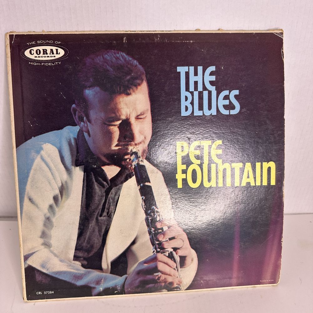 Pete Fountain‎ The Blues 12" Vinyl Record Vintage LP Clarinet